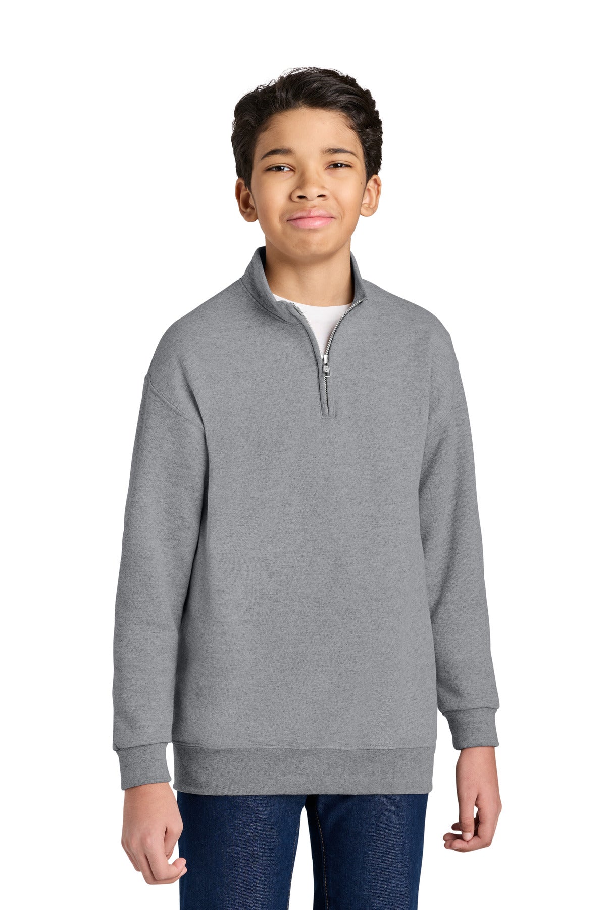 Jerzees ®  Youth NuBlend ®  1/4-Zip Cadet Collar Sweatshirt 995Y