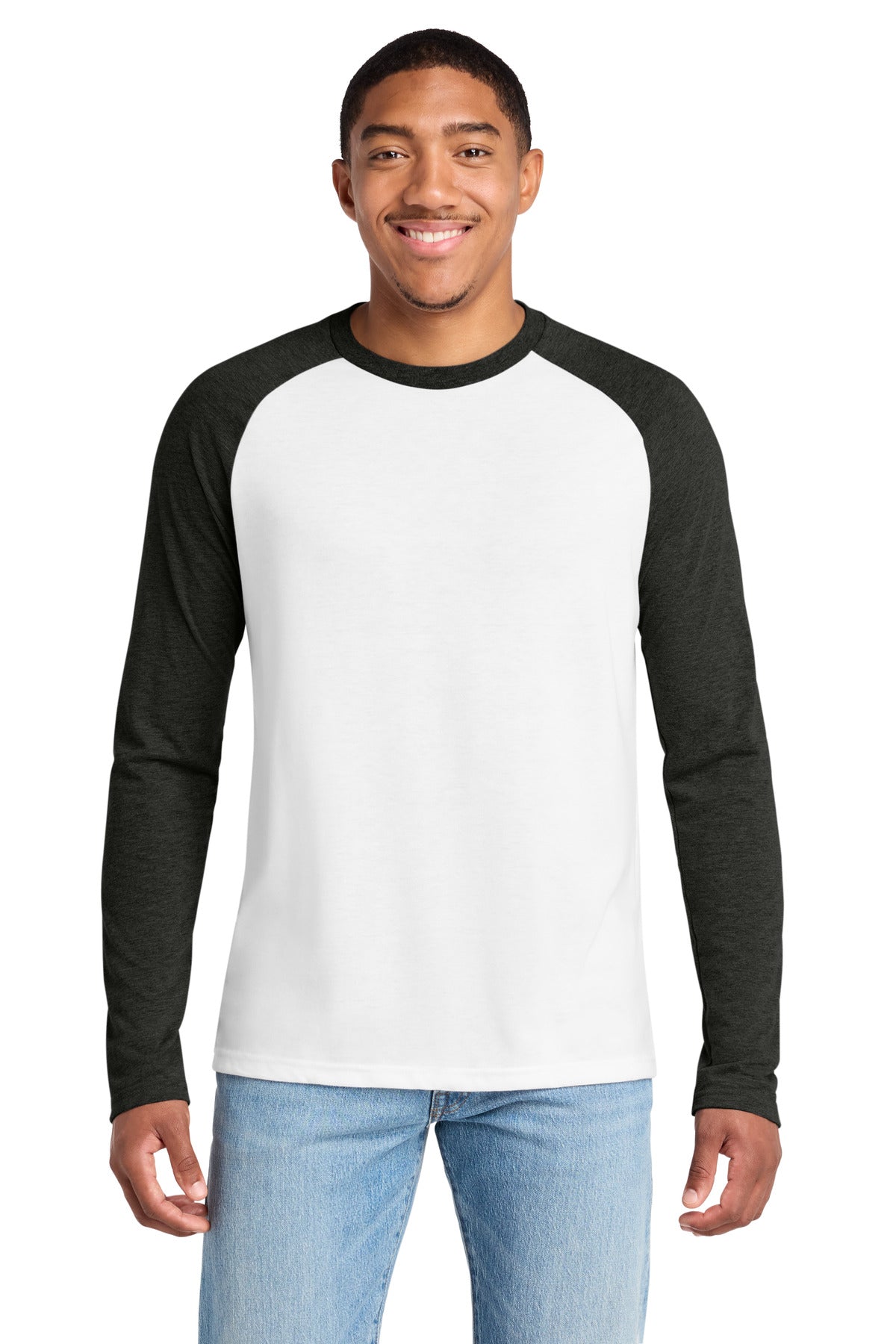 Allmade ®  Unisex Tri-Blend Long Sleeve Colorblock Raglan AL6009