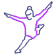 Abstract Gymnast 2