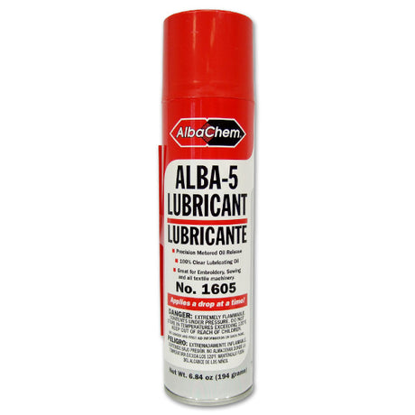 ALBA-5 Embroidery Lubricant Spray