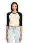 BELLA+CANVAS ®  Women's Micro Rib 3/4 Raglan Baby Tee BC1200