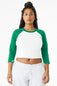 BELLA+CANVAS ®  Women's Micro Rib 3/4 Raglan Baby Tee BC1200