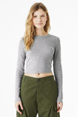 BELLA+CANVAS ®  Women's Micro Rib Long Sleeve Baby Tee BC1501