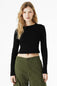 BELLA+CANVAS ®  Women's Micro Rib Long Sleeve Baby Tee BC1501
