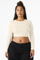 BELLA+CANVAS ®  Women's Micro Rib Long Sleeve Baby Tee BC1501