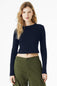 BELLA+CANVAS ®  Women's Micro Rib Long Sleeve Baby Tee BC1501