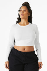 BELLA+CANVAS ®  Women's Micro Rib Long Sleeve Baby Tee BC1501