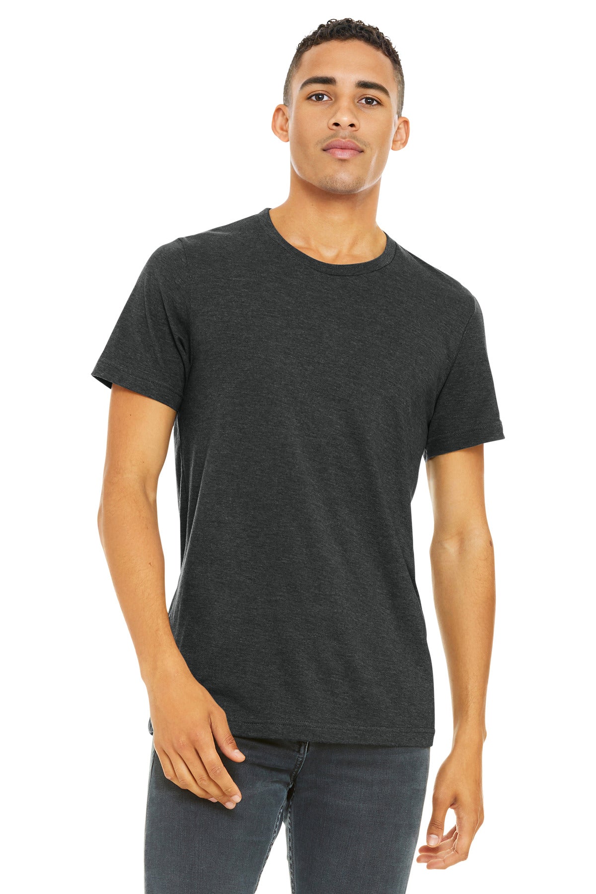 BELLA+CANVAS  ®  Unisex Heather CVC Short Sleeve Tee. BC3001CVC