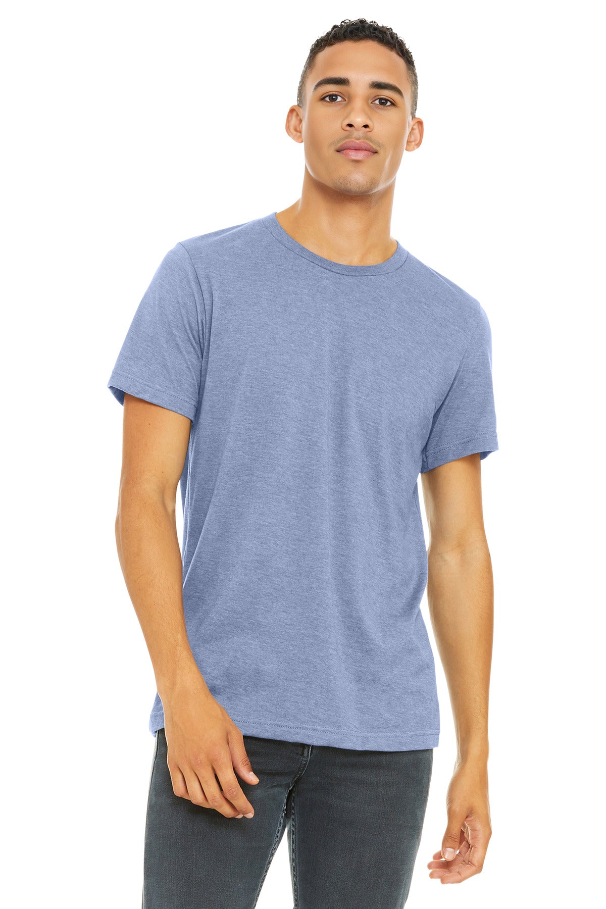 BELLA+CANVAS  ®  Unisex Heather CVC Short Sleeve Tee. BC3001CVC