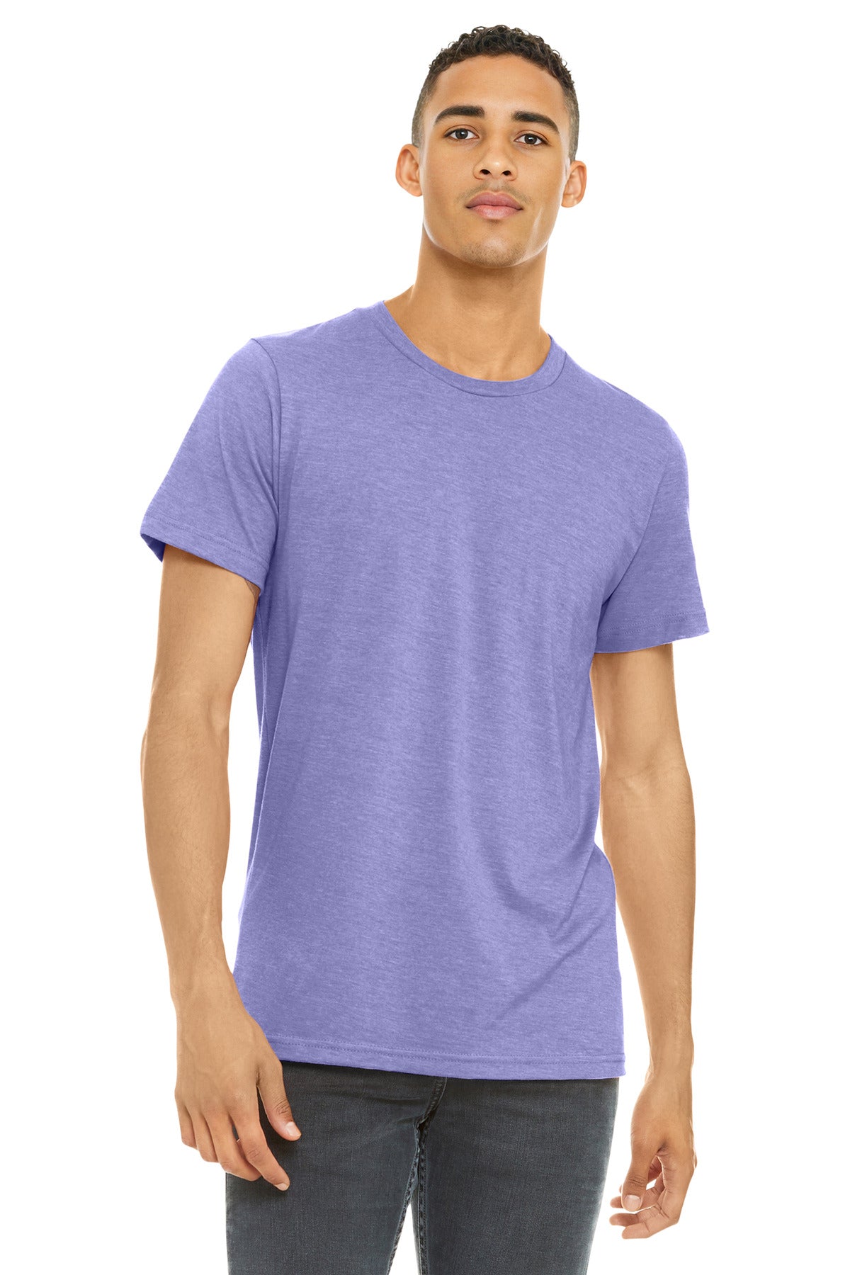 BELLA+CANVAS  ®  Unisex Heather CVC Short Sleeve Tee. BC3001CVC