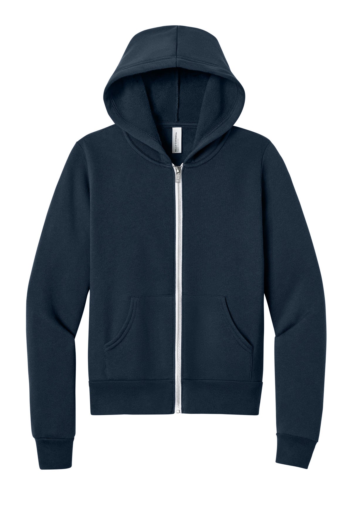BELLA+CANVAS ®  Youth Sponge Fleece Full-Zip Hooded Sweatshirt BC3739Y