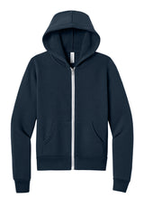 BELLA+CANVAS ®  Youth Sponge Fleece Full-Zip Hooded Sweatshirt BC3739Y