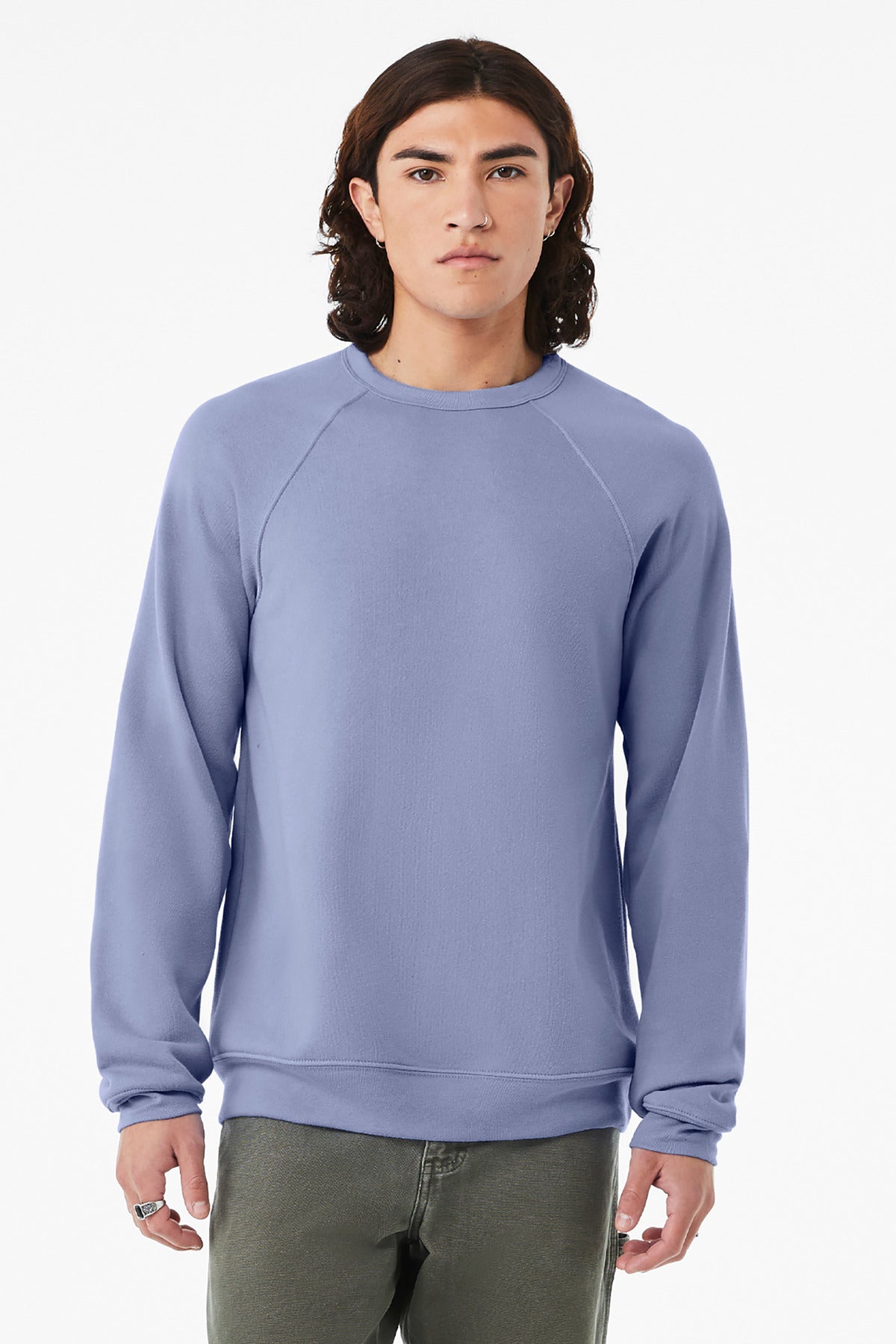 BELLA+CANVAS  ®  Unisex Sponge Fleece Raglan Sweatshirt. BC3901