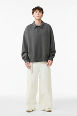 BELLA+CANVAS ®  Unisex 10-Ounce Polo Sweatshirt BC4741