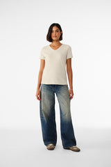 BELLA+CANVAS ®  Women's Relaxed Heather CVC V-Neck Tee BC6405CVC