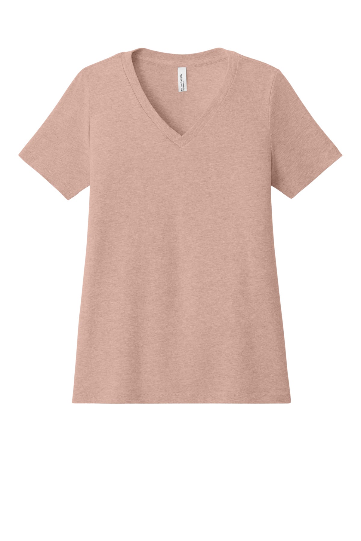 BELLA+CANVAS ®  Women's Relaxed Heather CVC V-Neck Tee BC6405CVC