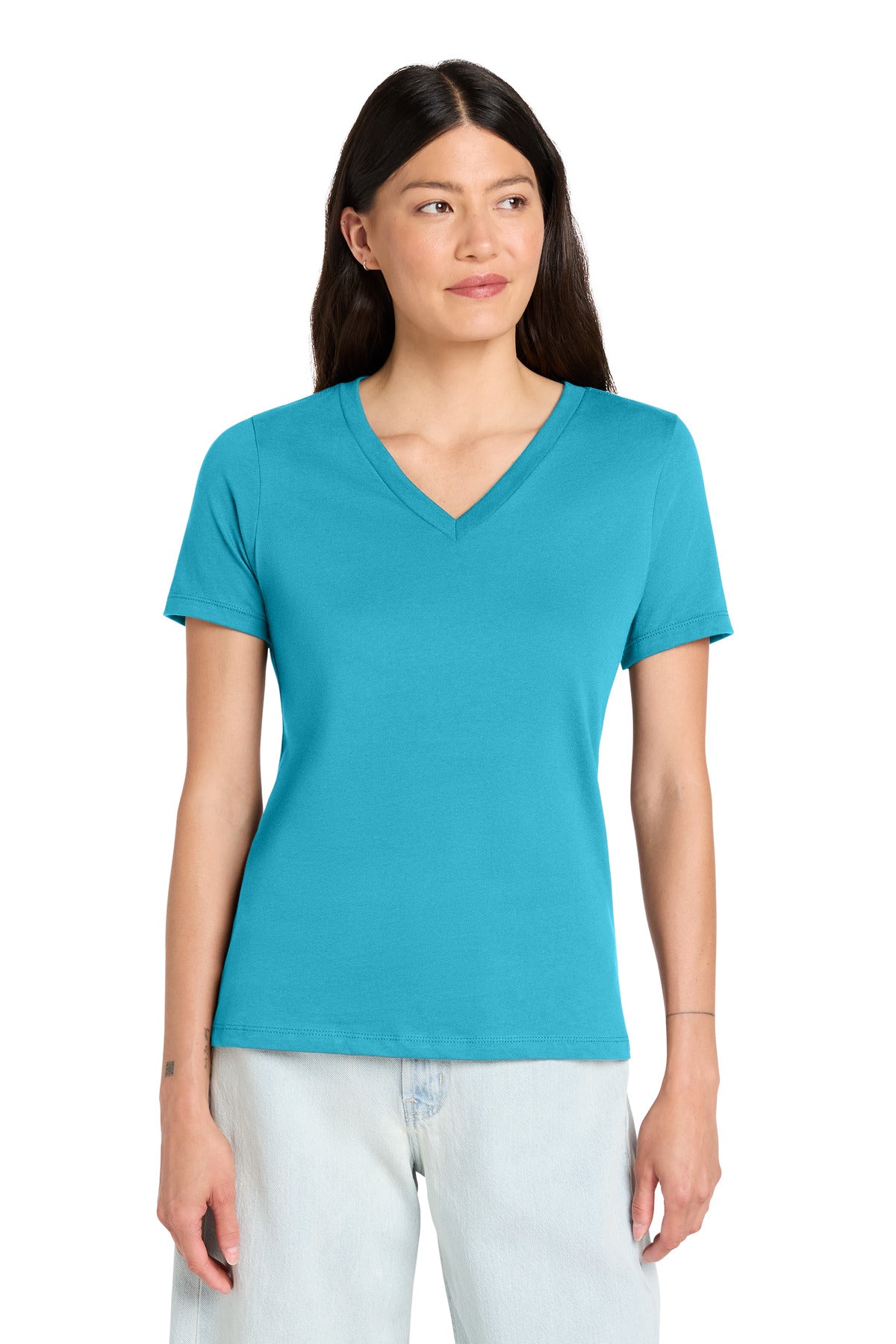 BELLA+CANVAS  ®  Women's Relaxed Jersey Short Sleeve V-Neck Tee. BC6405