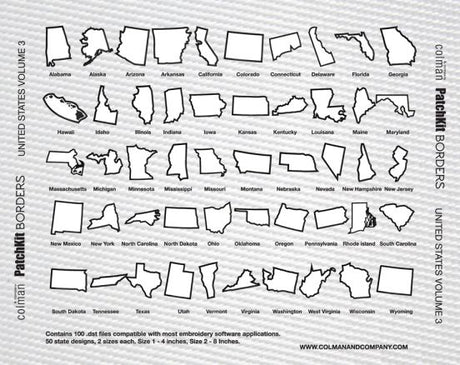PatchKit Digitized Borders - US States
