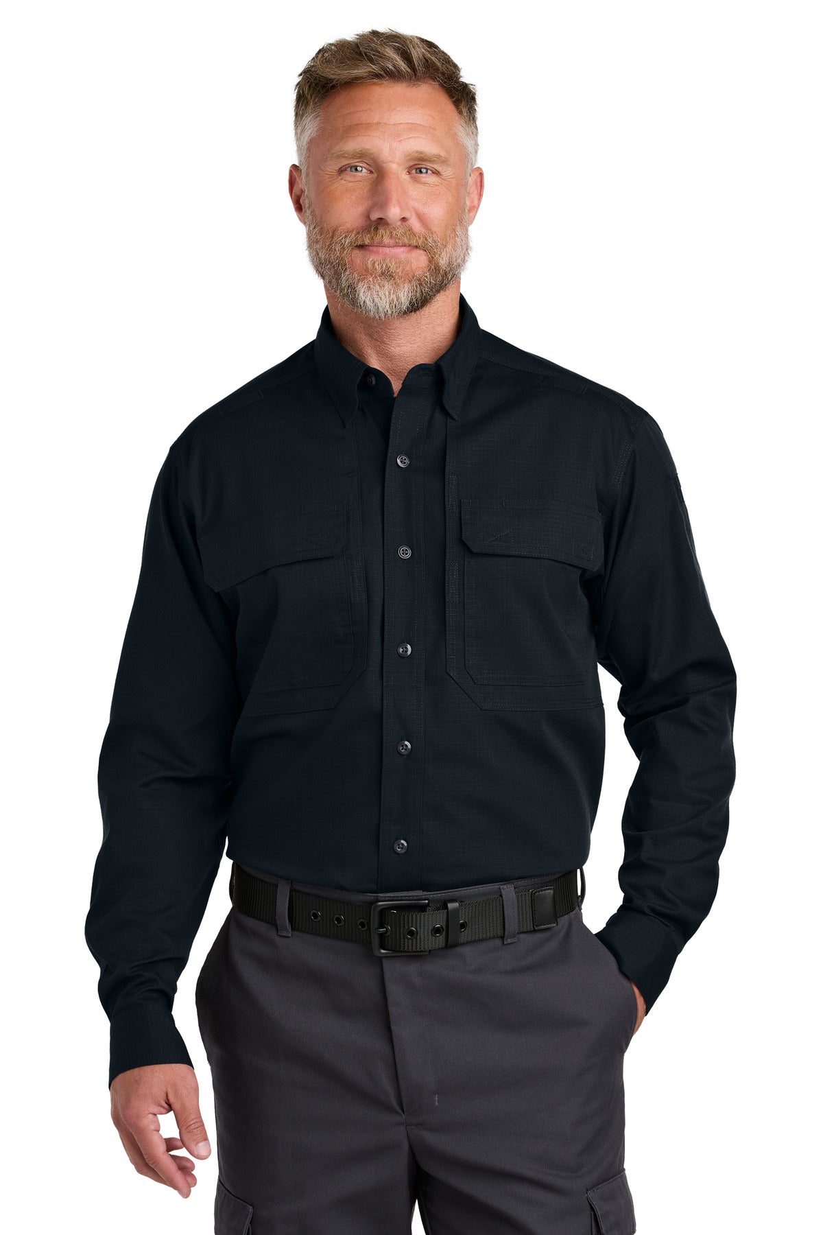 CornerStone ® Long Sleeve Select Tactical Shirt CSW176 - ColDesi