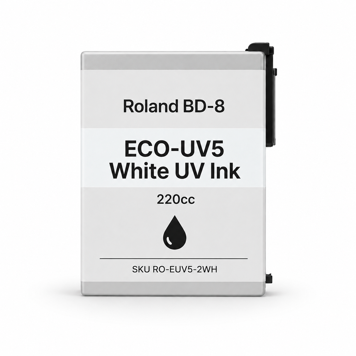 Roland BD-8 ECO-UV5 White UV Ink - 220cc
