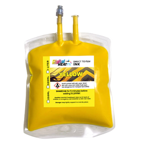 DTF Yellow Bagged Ink - 250ml