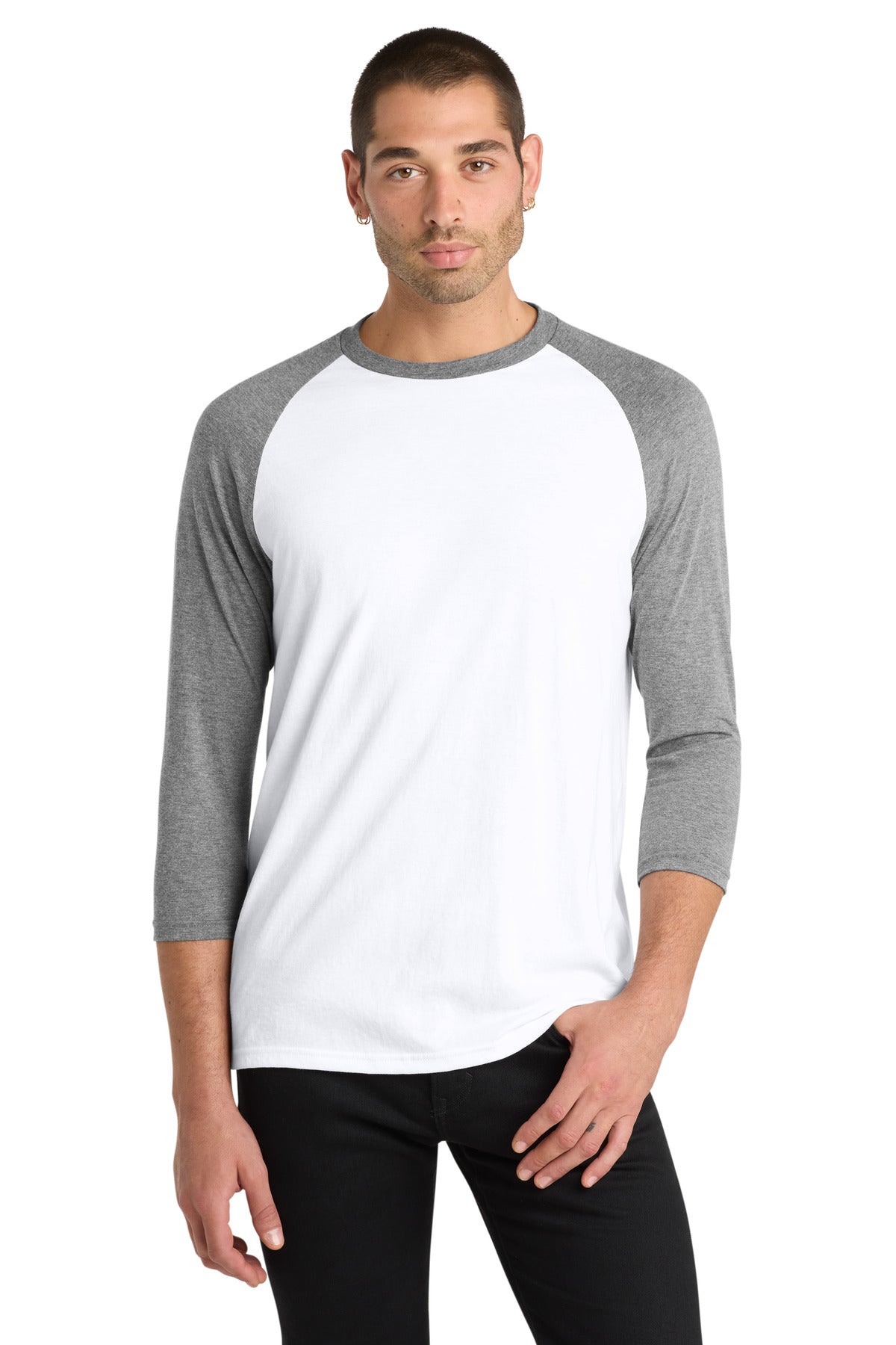 District  ®  Perfect Tri ®  3/4-Sleeve Raglan. DM136