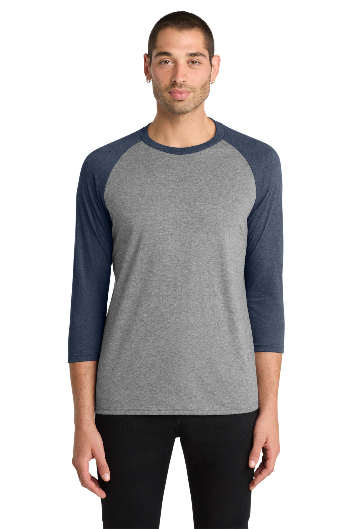 District  ®  Perfect Tri ®  3/4-Sleeve Raglan. DM136