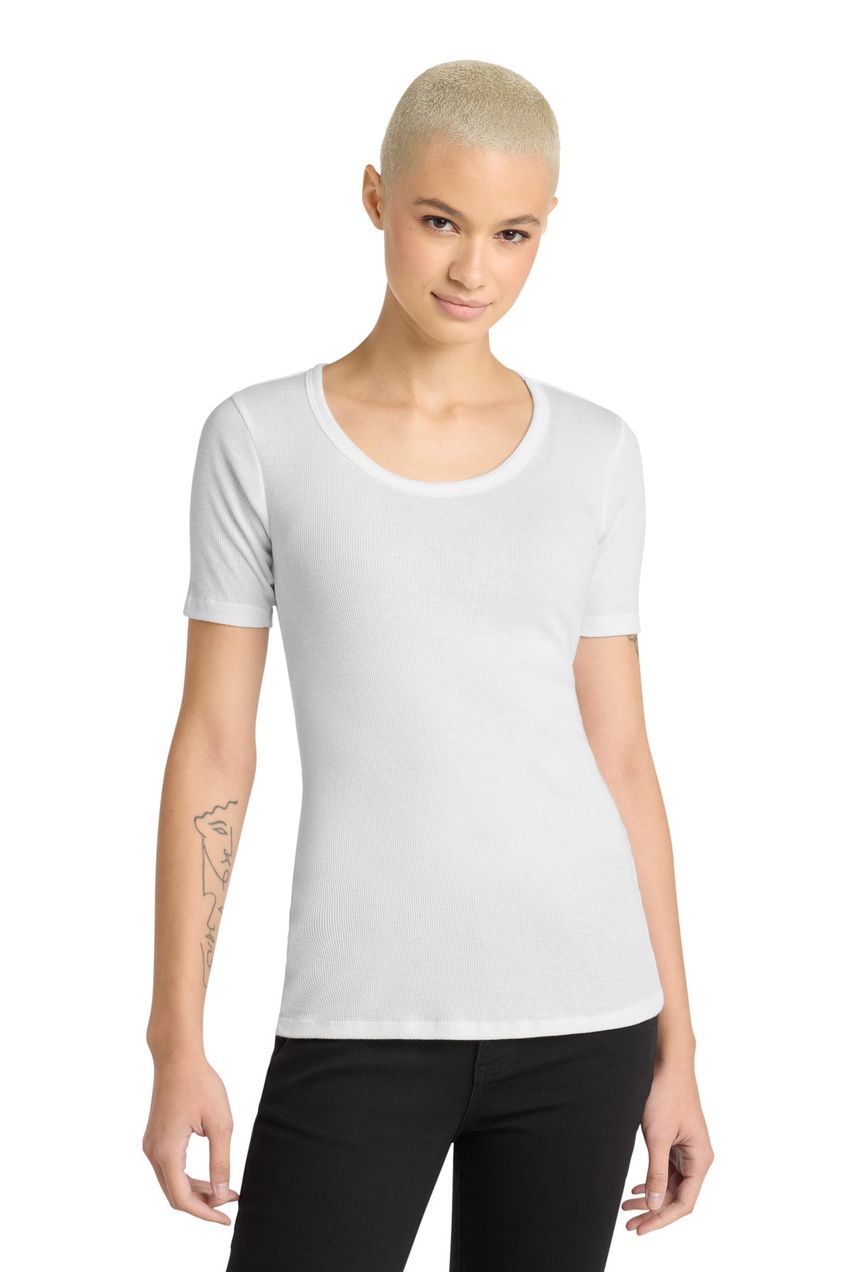 District ®  Women's V.I.T. ™ Rib Scoop Neck Tee DT6020
