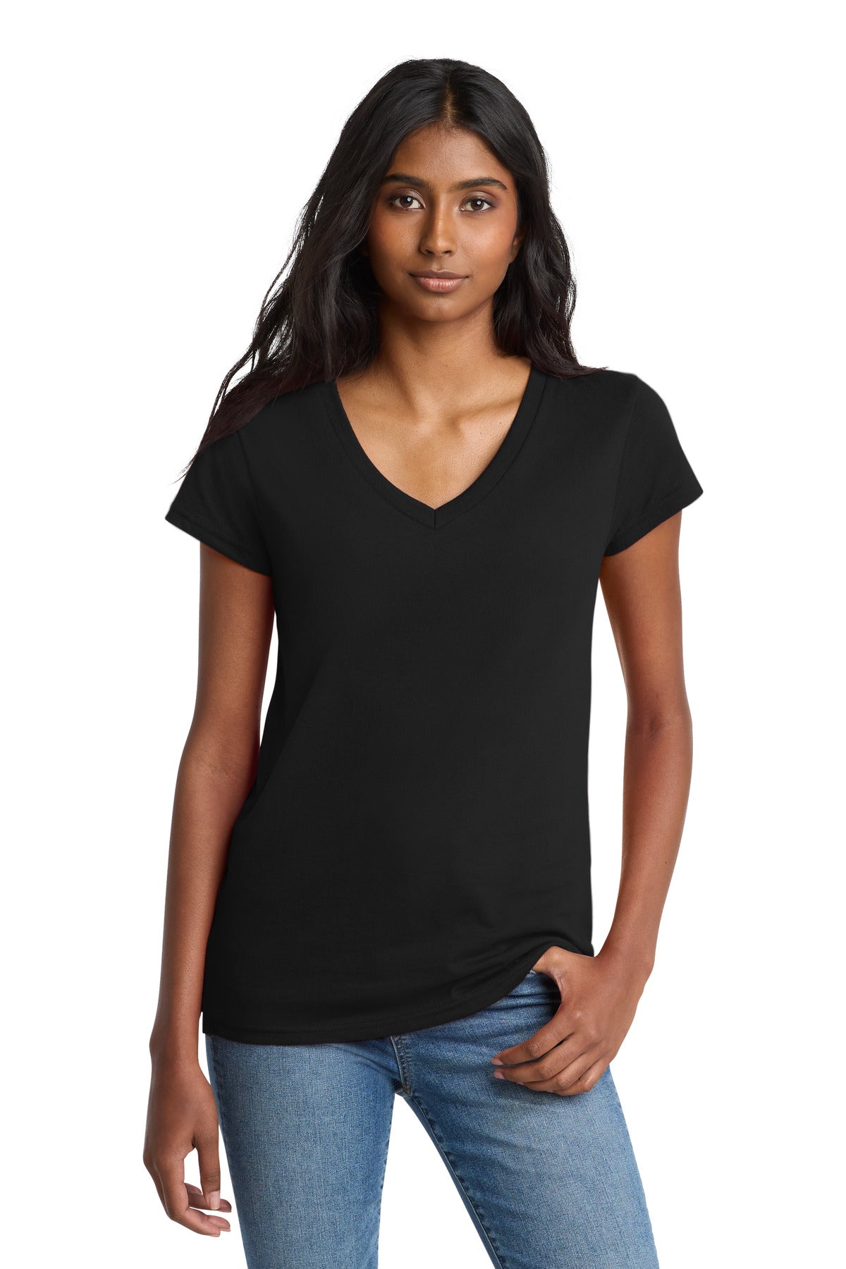 District  ®  Women's Re-Tee  ™  V-Neck DT8001