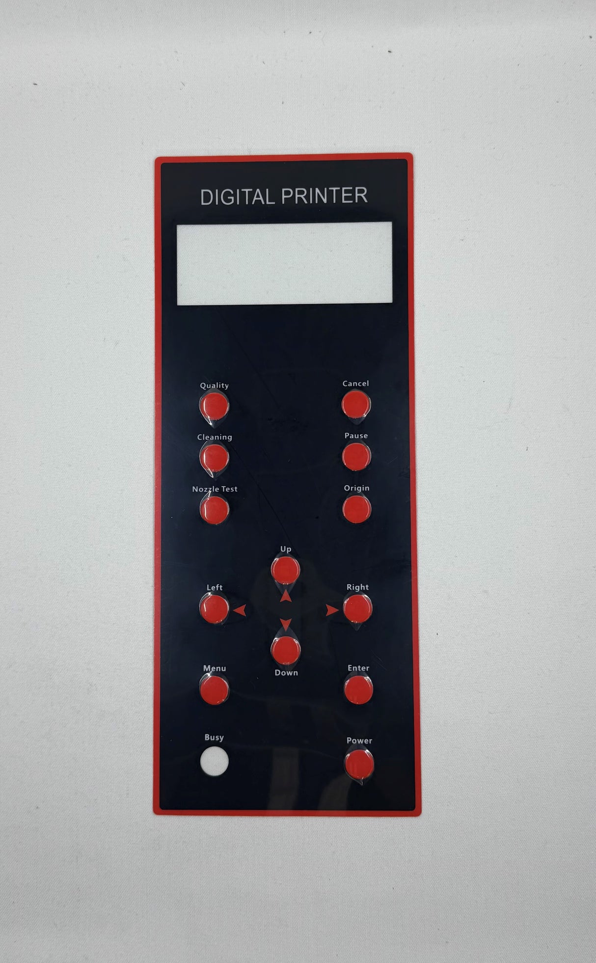 DTF Keyboard Decal (Machine Part)