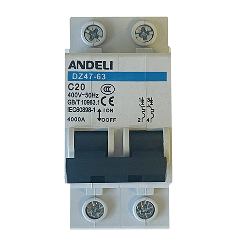 DTF24H2 Dryer 20 Amp 220v 2 Pole Breaker