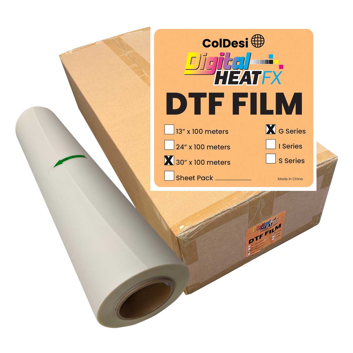 G Series - DTF Film 30" x 328' (76cm x 100m)