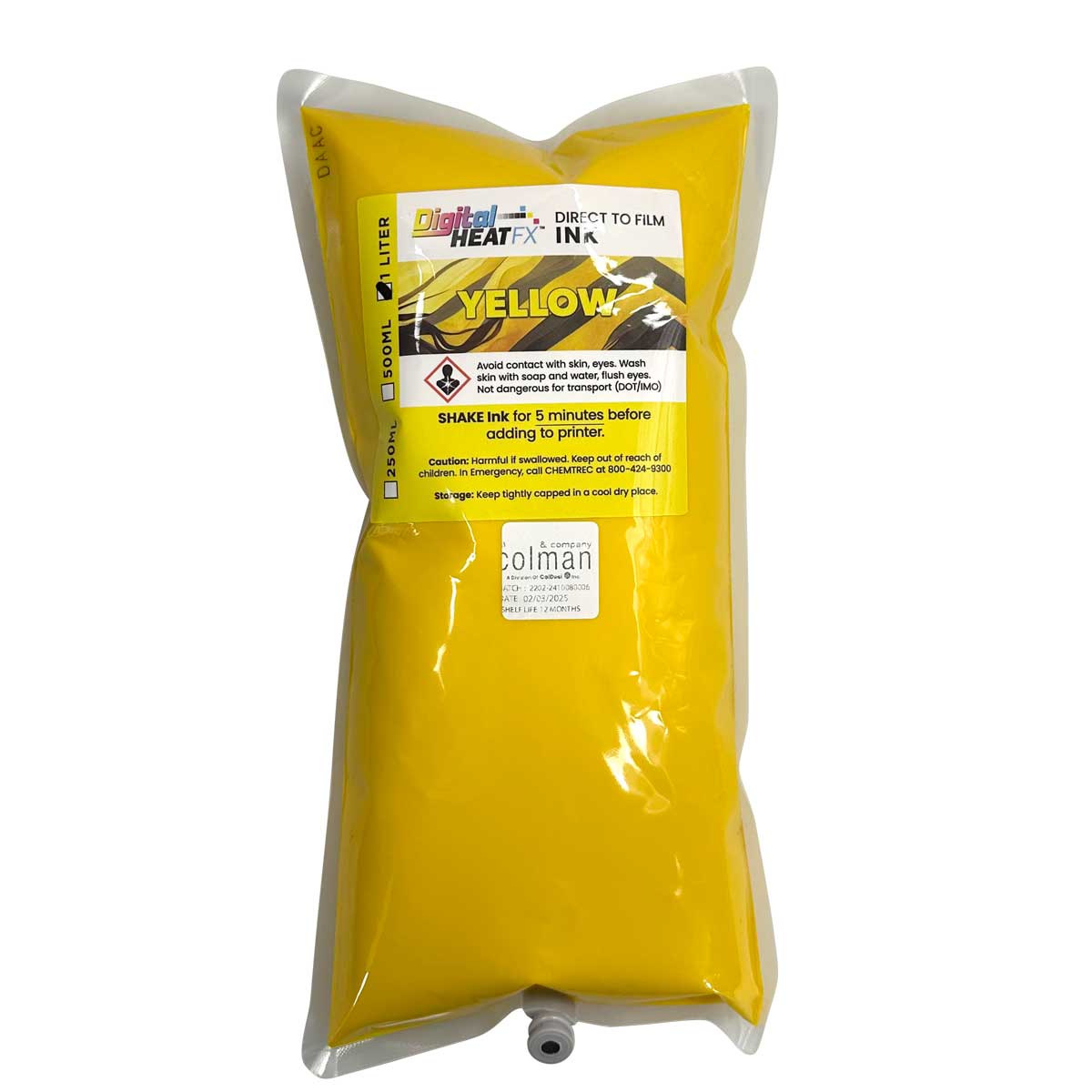 DTF Yellow Ink - 1000ml Bag
