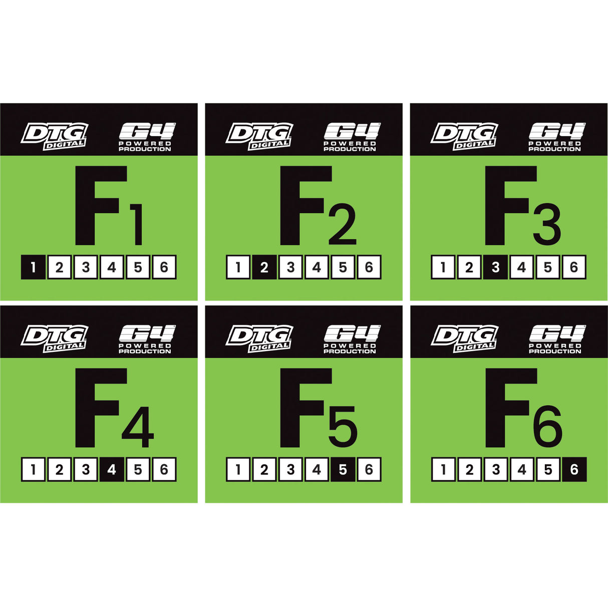 1 Cartridge each flush (6 total)