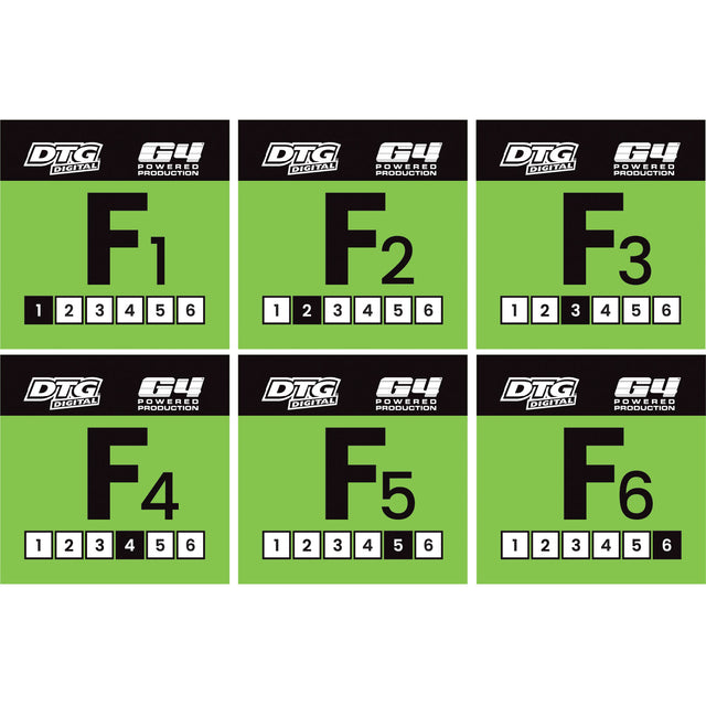 1 Cartridge each flush (6 total)