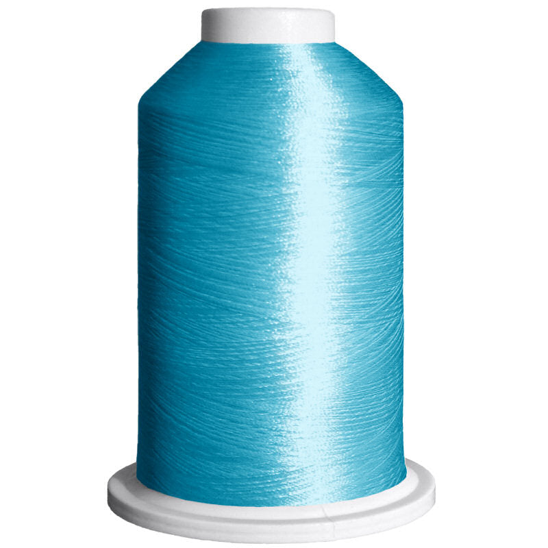 Embroidery Thread 5000m, Polyester, Blue Surf
