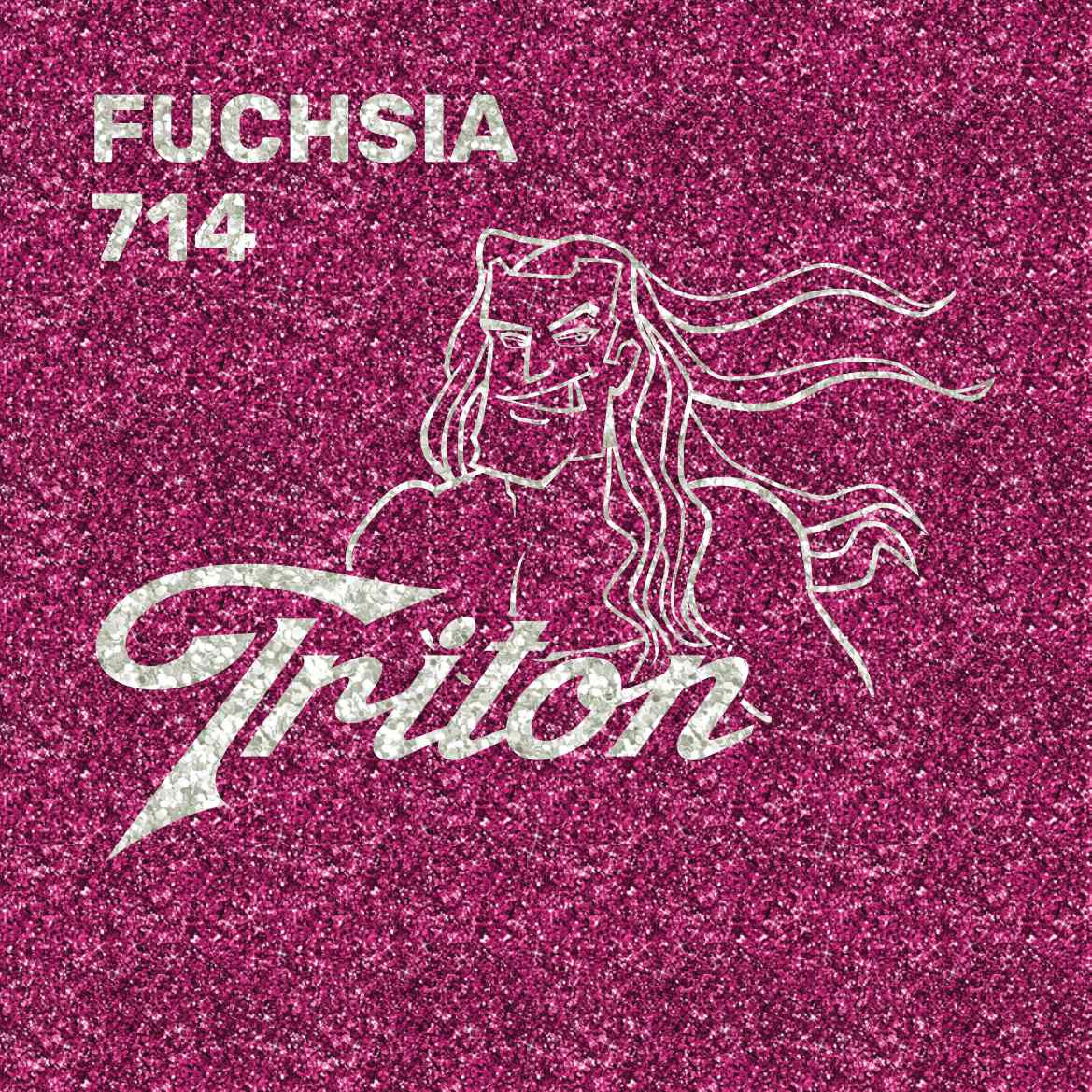 Fuchsia TRITON Glitter 20" X 25Y Roll
