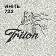 White TRITON Glitter 15" X 5Y Roll
