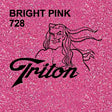 Bright Pink TRITON Glitter 15" X 5Y Roll