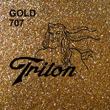 Gold TRITON Glitter 15" X 5Y Roll