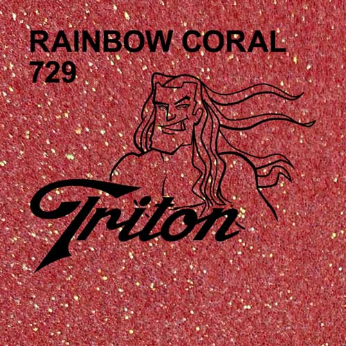 Rainbow Coral TRITON Glitter 15" X 5Y Roll