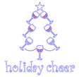 Holiday Cheer with wine glasses