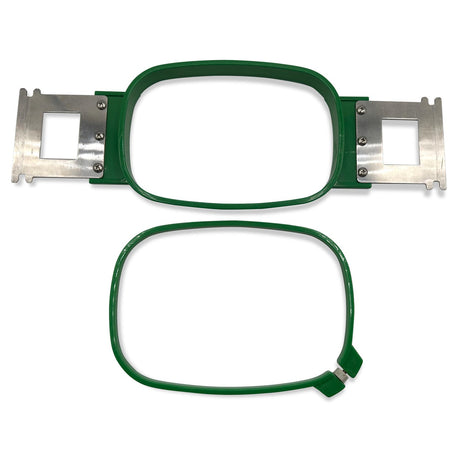 Hoop Rectangle (190x125mm)(7.48"x4.92") 1201C Green Magnetic