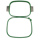 Hoop Rectangle (300x238mm)(11."x9.37") 1201C Green Magnetic