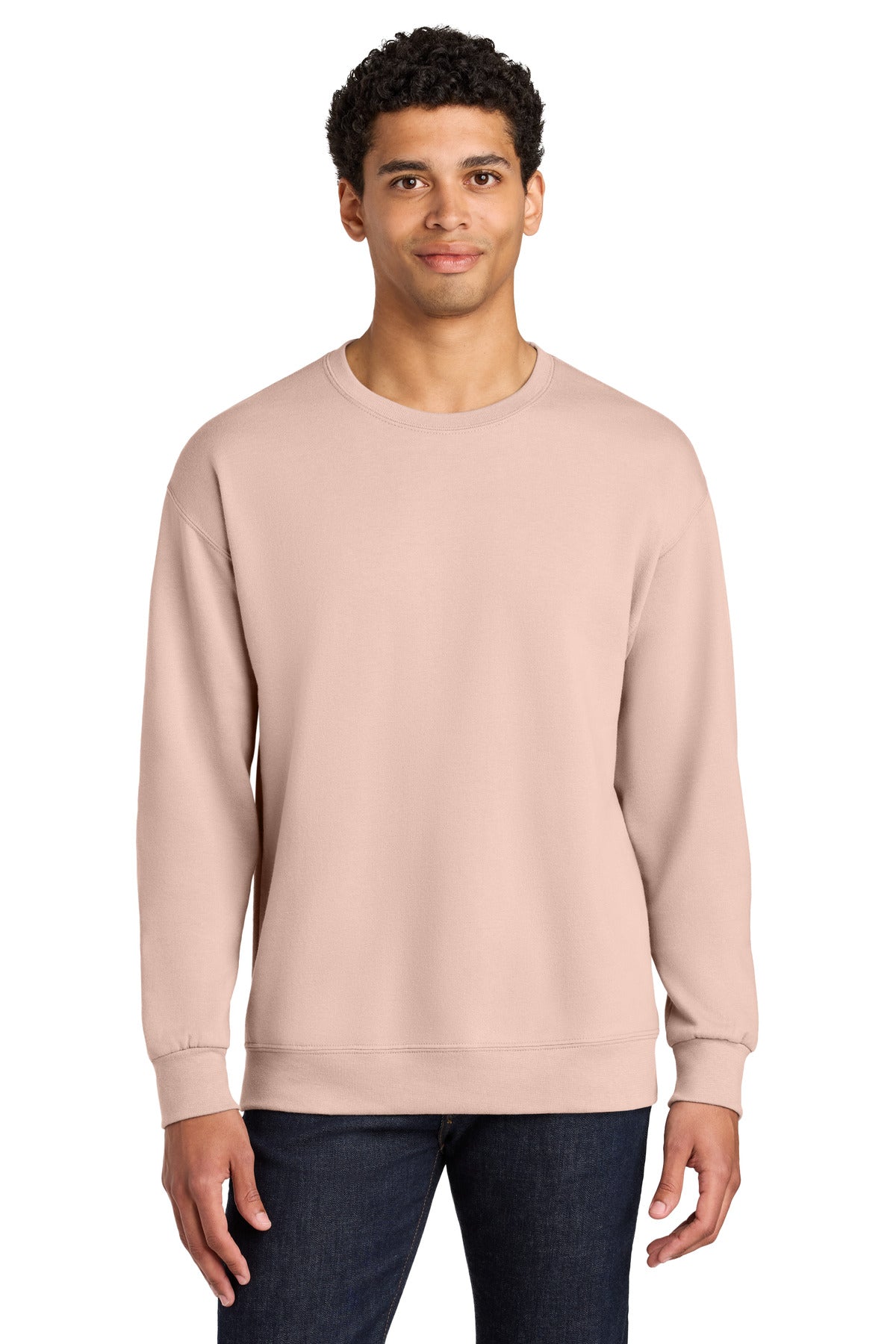 Jerzees Ultimate ™  Unisex CVC Ring Spun Crewneck Sweatshirt IC48M