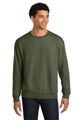Jerzees Ultimate ™  Unisex CVC Ring Spun Crewneck Sweatshirt IC48M