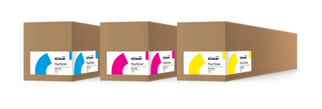 IColor 650 Fluorescent CMY Toner and Drum Cartridge Kit - (DS)