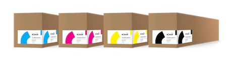 IColor 650 Sublimation CMYK Toner and Drum Cartridge Kit - (DS)