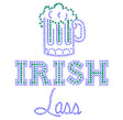 IRISH Lass with Beer Mug