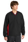 Sport-Tek ®  Tipped V-Neck Raglan Wind Shirt. JST62